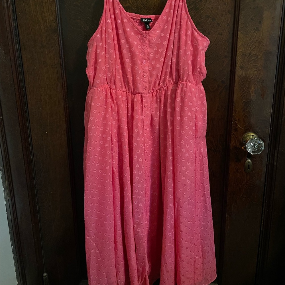 Torrid Pink Heart Midi